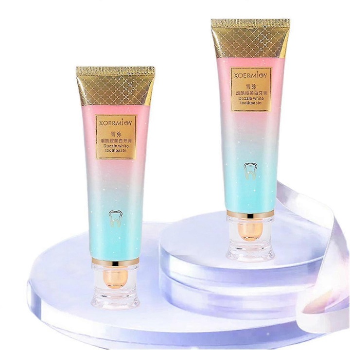 Паста за зъби, 2 броя, грижа за венците, почистване на зъби, избелване, 100 г