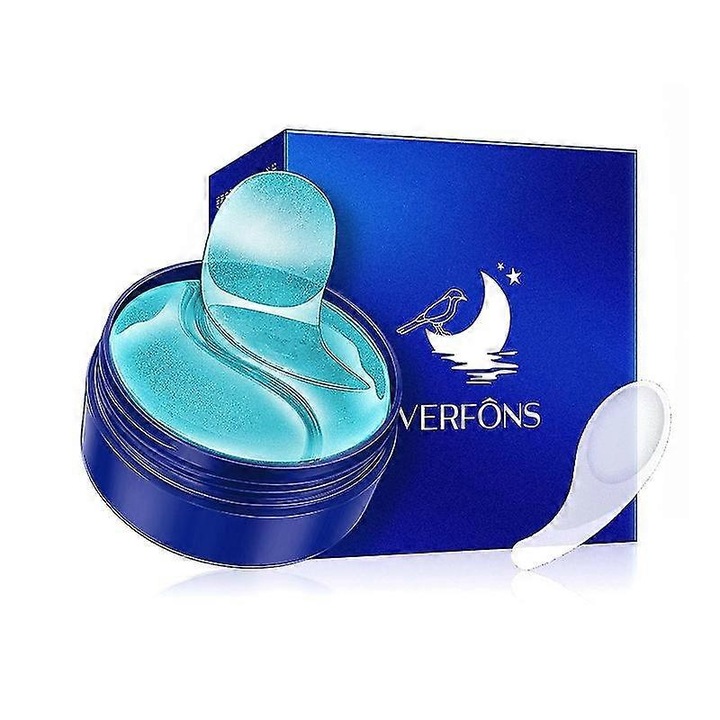 Masca pentru ochi din alge rosii, 60 bucati, reduce cearcanele si ridurile