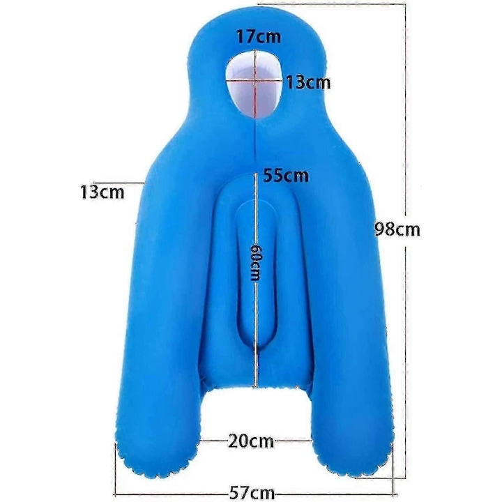 Párna hasra fekvéshez, Kék, Regenerálódáshoz