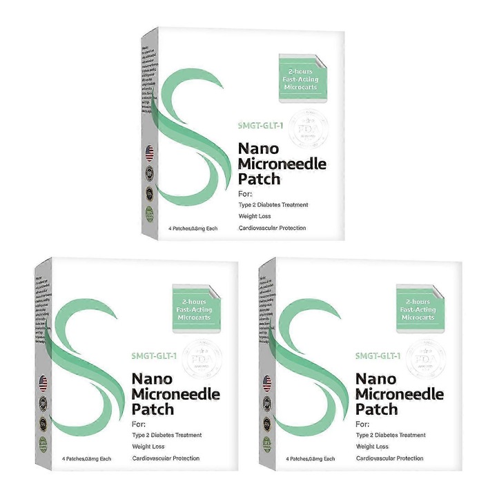 Plasturi fermitate, 3 bucati, tehnologie avansata cu microace, design confortabil, verde