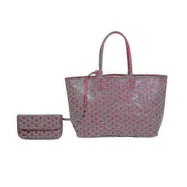 Női válltáska, pénztárca szett, nagy kapacitású, fehér, 54x29cm