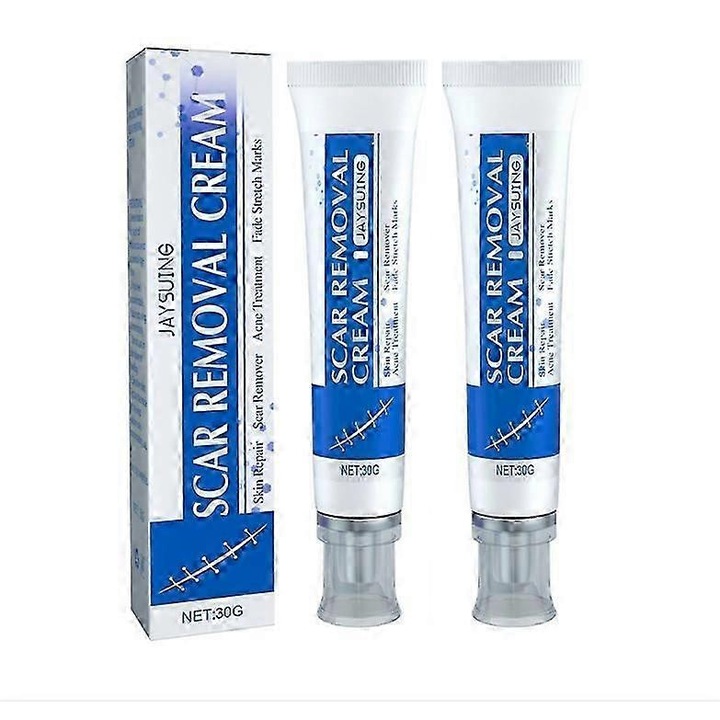 Crema pentru cicatrici, 30g, set 2 bucati, textura non-grasa, imbunatateste elasticitatea pielii