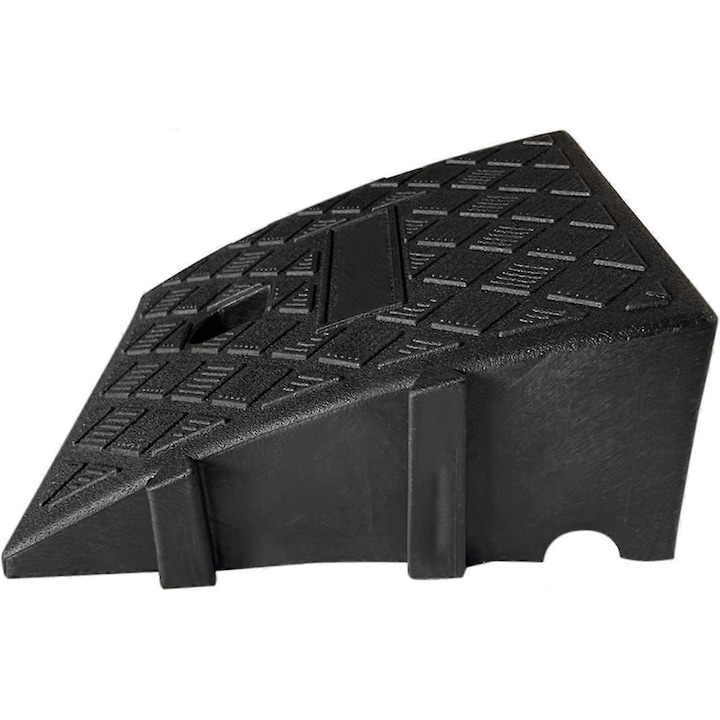 Мобилна рампа, 50x22x5см, PVC, черна, за стълби 7-10см