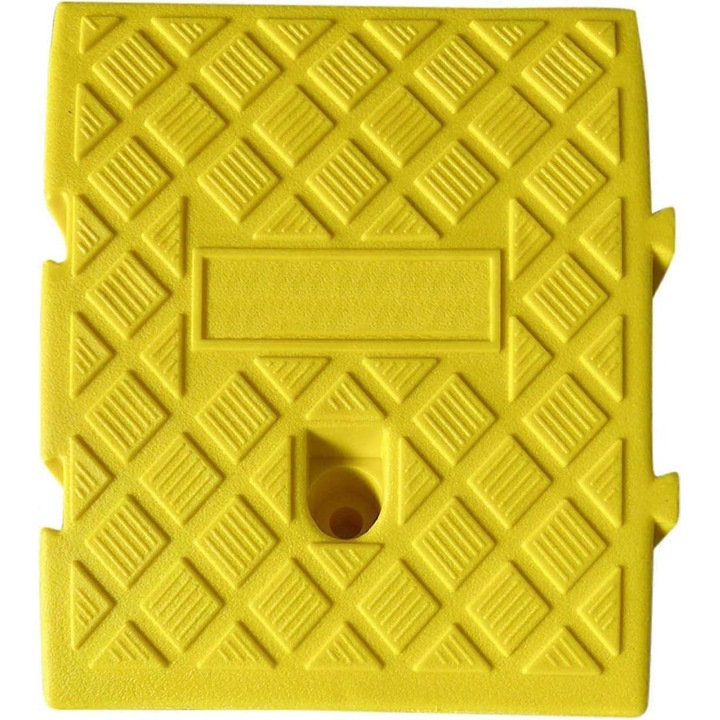 Мобилна рампа, 50x22x5см, PVC, жълта, за стълби 7-10см