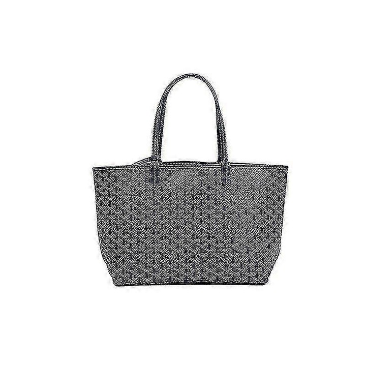 Női válltáska, szett pénztárcával, nagy kapacitású, fehér-kék, 54x29cm