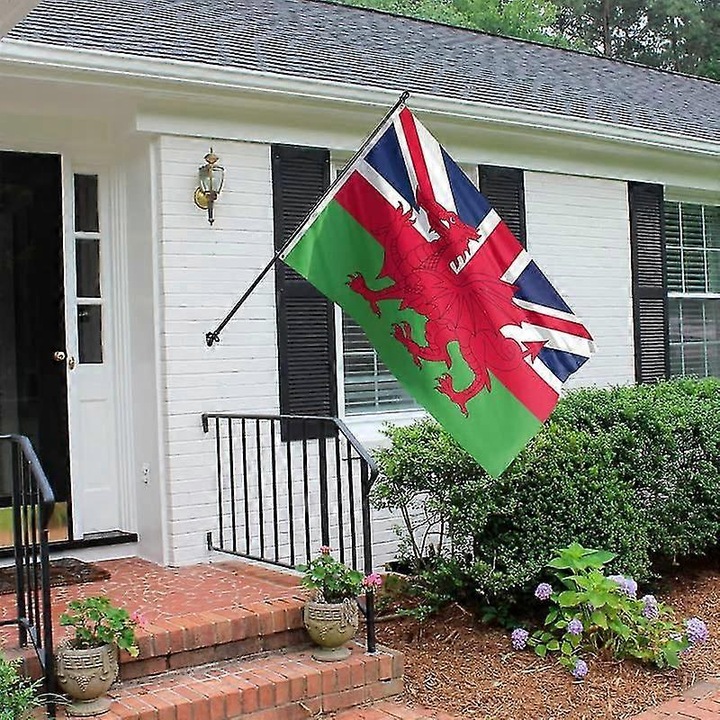 Steag din poliester, 2 ochiuri, 4x6FT, multicolor