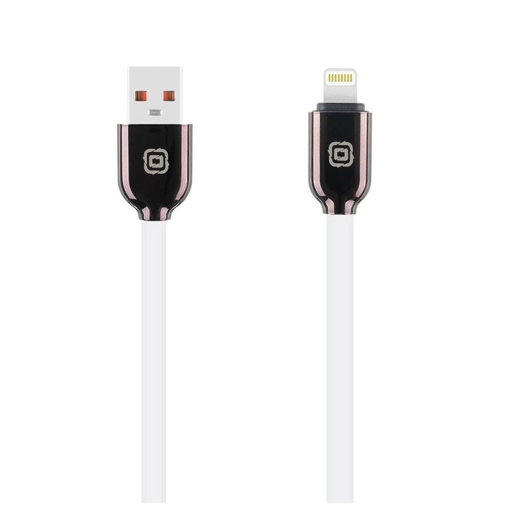 OBAL:ME Sleek USB-A/Lightning kábel fehér