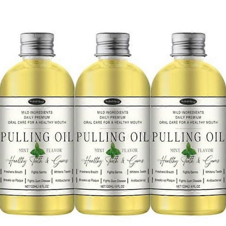 Комплект от 3 пасти за зъби с кокосово масло, свежа грижа, 120 мл, 4.9x4.9x9.6 см