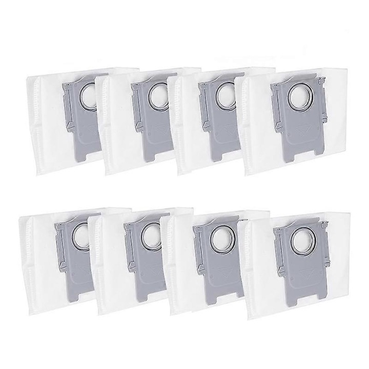 Set 8 pungi de praf pentru aspirator Roborock S8+ / S8 Pro Ultra, material textil non-woven