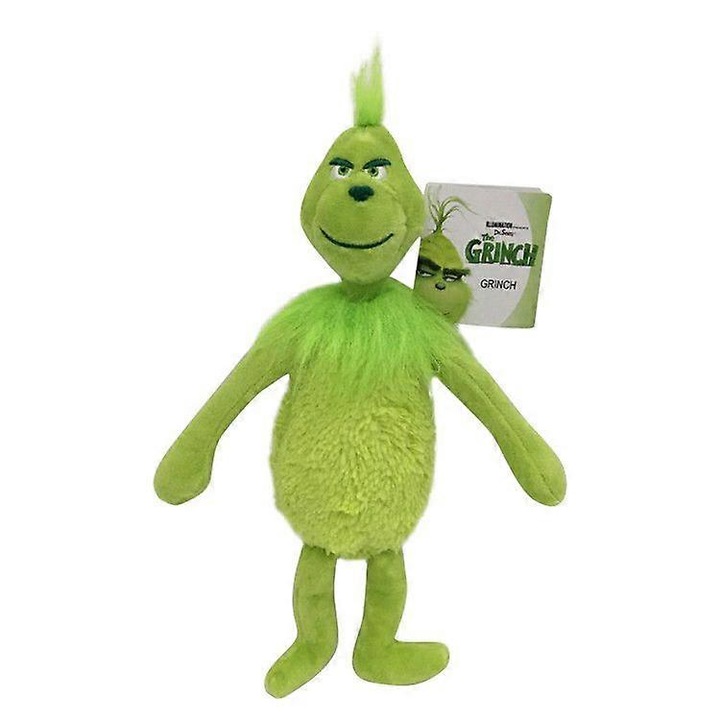 Jucarie de plus Grinch, 25-32cm, cu fular, set