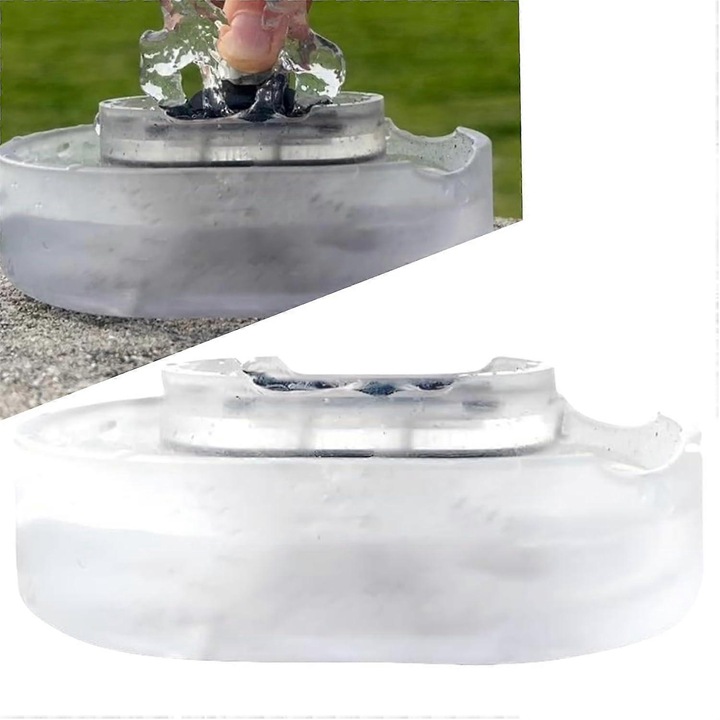 Aparat manual pentru curatarea aparatelor de ras, compatibil cu toate tipurile de aparate, transparent, design portabil