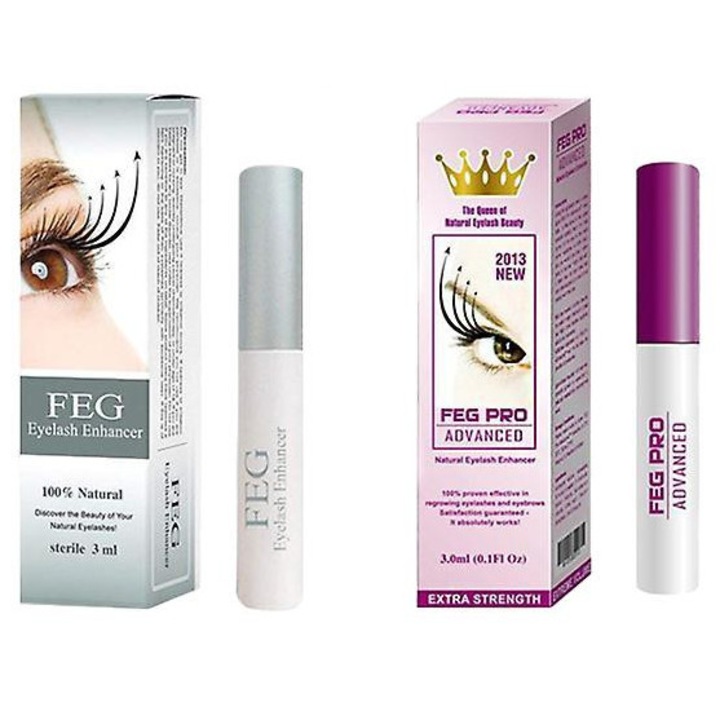 Set 2 seruri pentru cresterea genelor FEG PRO, 3ML