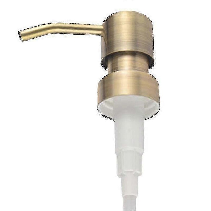 Fém szappanadagoló, 1 db-os készlet, többszínű, fürdőszobába, műanyag pumpás mechanizmussal