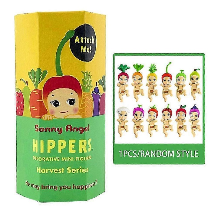 Sonny-Angel Hippers figura, 1. készlet, PVC, véletlenszerű stílus, 10x5cm