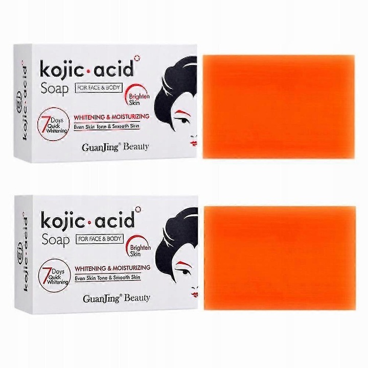 Комплект от 2 сапуна Гуан дзин, кокосово масло, масло от чаено дърво, 100 г