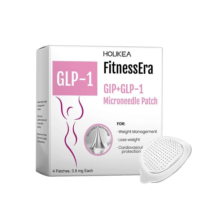 Plasturi pentru ingrijirea corpului, houkea, set de 4, imbunatatirea gestionarii greutatii, 4 ore utilizare