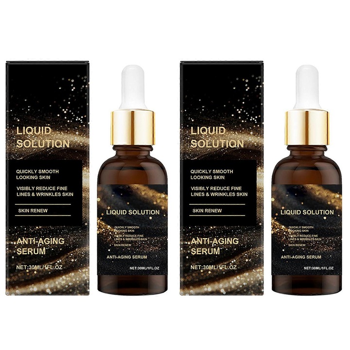 Ser pentru ten, 30ml, hidratant, anti-imbatranire, set 2 bucati