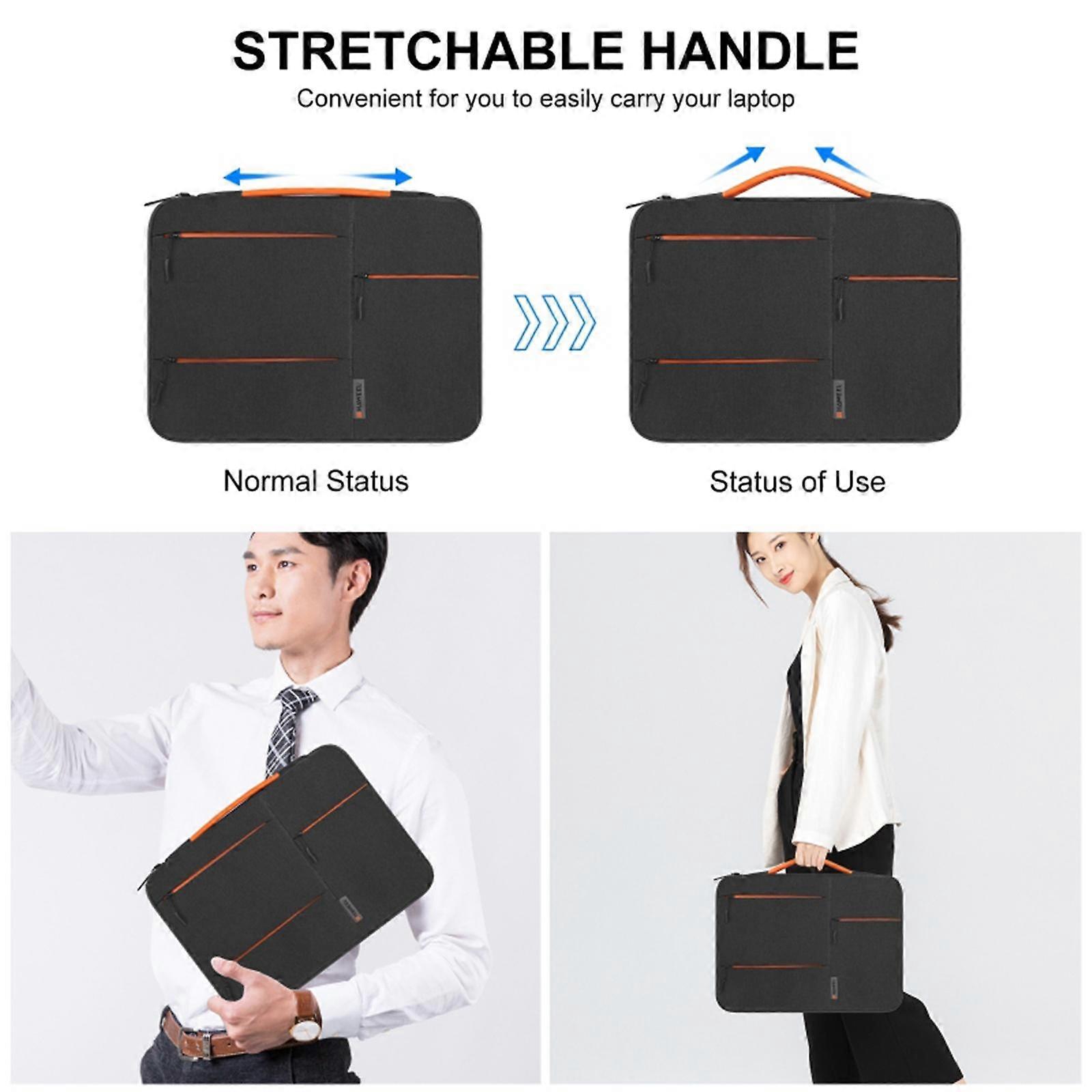 Geanta laptop, 39x28x3cm, impermeabila, cu compartiment pentru accesorii, pentru laptop de 13''/14''/15''/16''