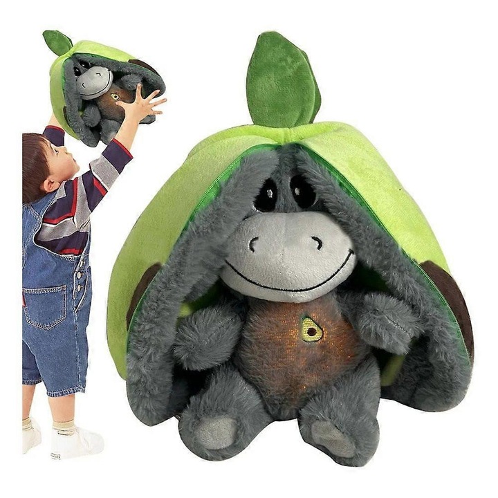 Jucarie de plus magar respirabil, verde, dimensiune potrivita pentru copii