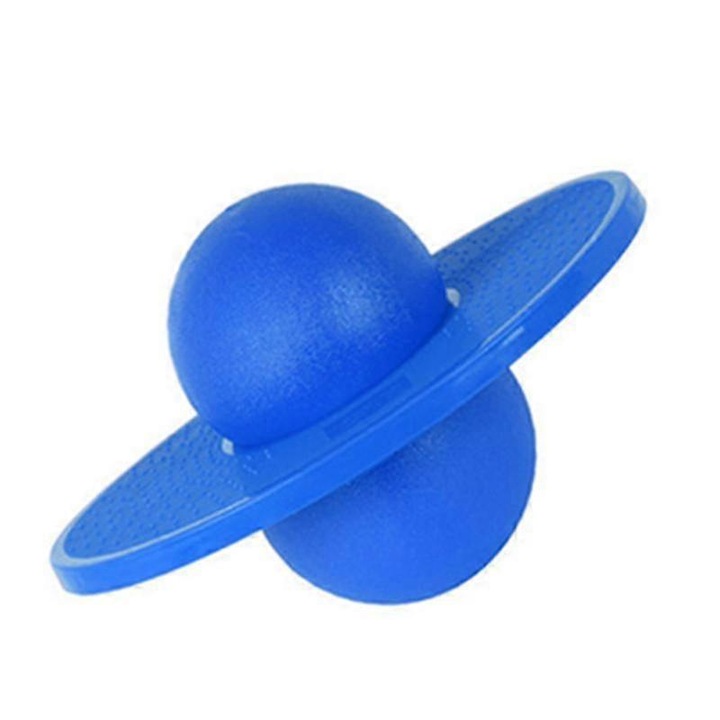 Pogo Ball, jucarie interactiva pentru copii, albastru, cu pompa
