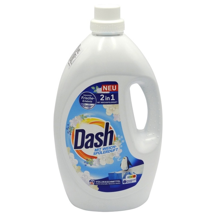 Detergent Dash lichid 2in1 3.6l, universal 80 spalari