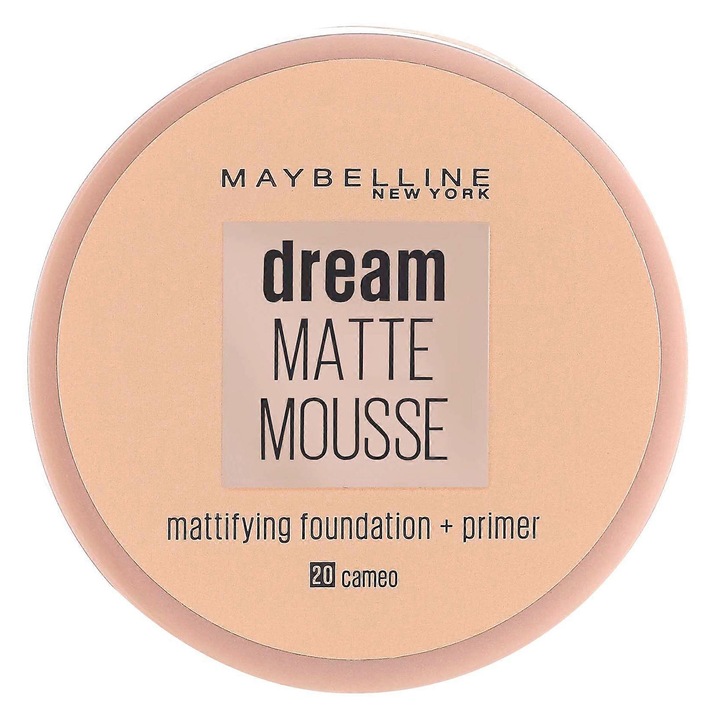 Maybelline Dream Matte Mousse alapozó, 18g, Cameo árnyalat, matt felület