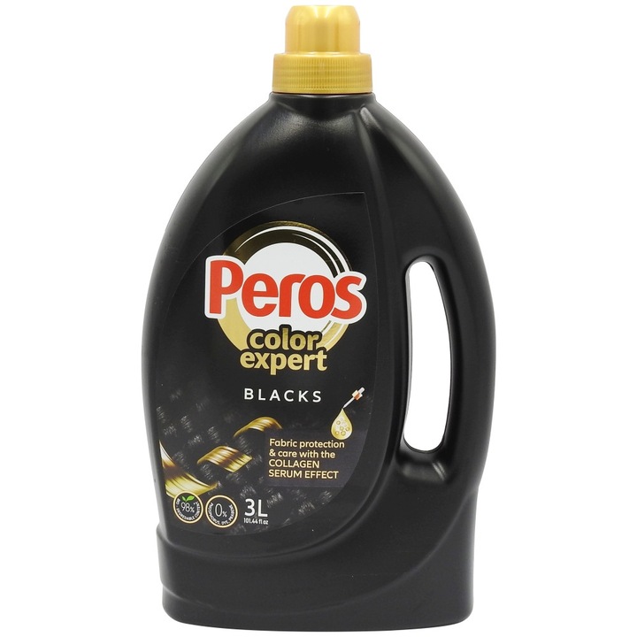 Detergent Peros lichid de rufe peros 3l, negru 50 spalari