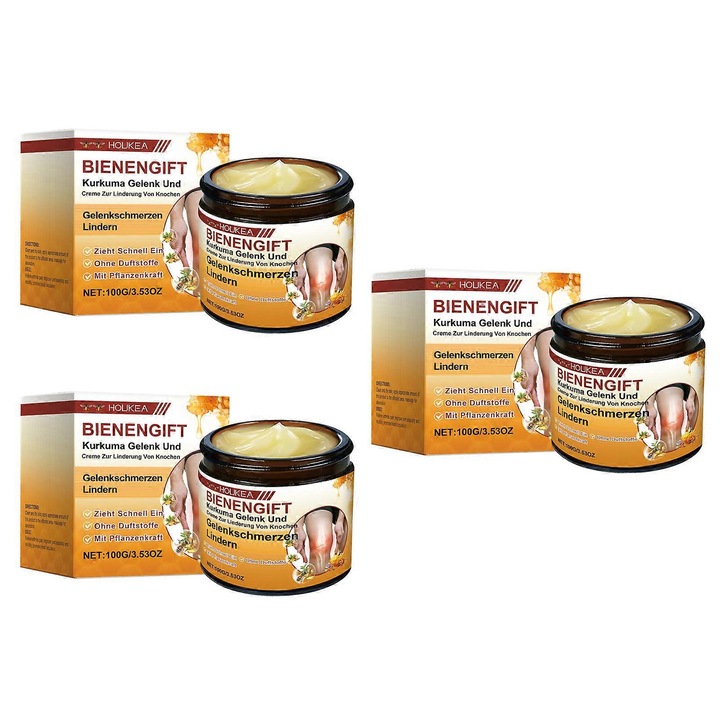 Méhméreg ízületi fájdalomcsillapító krém, 3 darabos szett, 100g