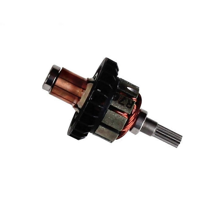 Rotor armatúra motor 619377-8 DTD152RME, DTD152Z, DTD152, BTD152, XDT11-hez, fekete, fém