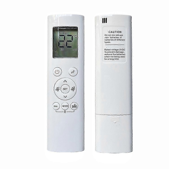 Távirányító légkondicionálóhoz, RG58A2/BGEF, RG58E1/BGEF, RG58E3/BGEF, RG58E2/BGEF modellekhez, vezeték nélküli, 433 MHz, készlet