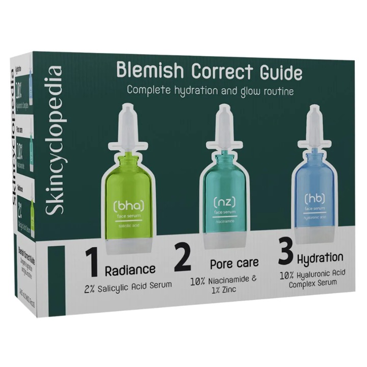 Skincyclopedia Blemish arckrém szett 3 x 15 ml