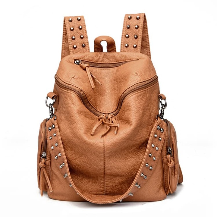 WNANNAN nagy kapacitasu noi hatizsak, negyfele, vallra lakkozott bor, Bronzszín, One-Size