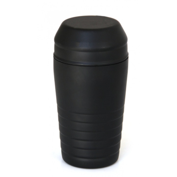 Shaker inox cu filtru RAKI 600ml negru