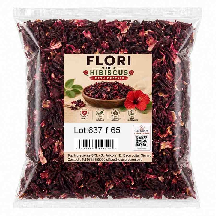 Ceai Hibiscus, Top, deshidratat, 1kg