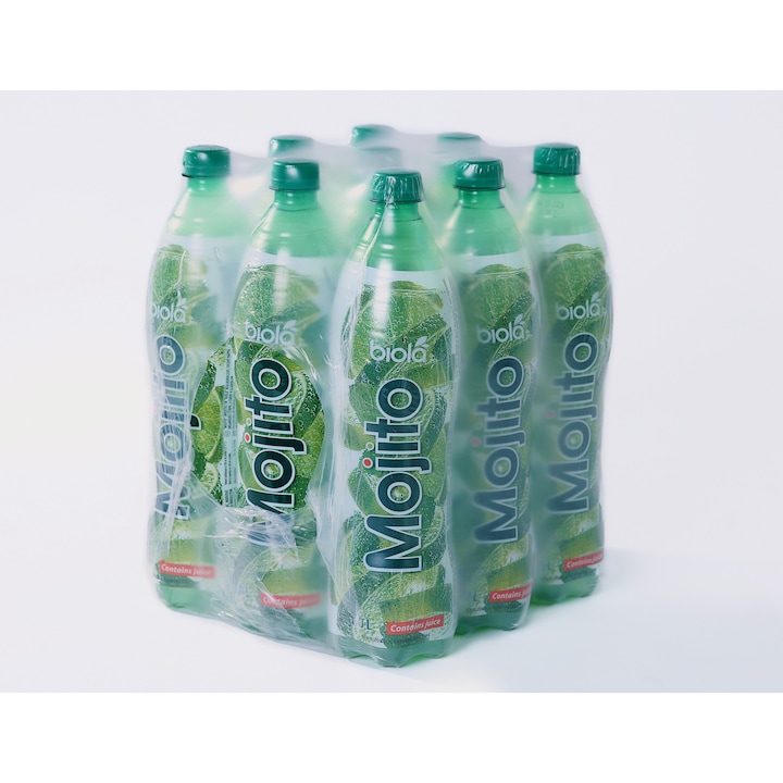Bautura nealcoolica, cu continut de suc, moderat carbogazoasa Mojito’ TM Biola 1L