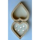 Cutie inima din lemn, pentru pastrarea dintisorilor – Zana Maseluta, copii, 8.5 x 8.5 x 4.5 cm