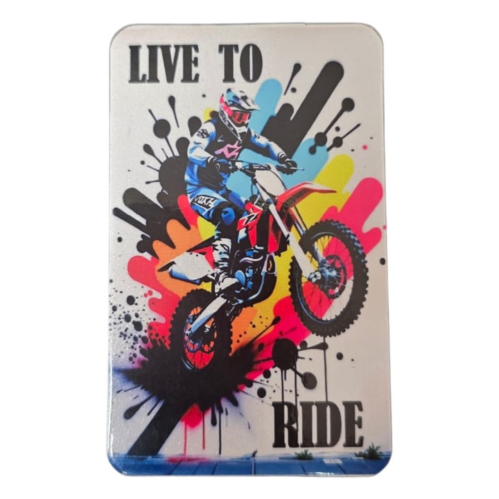 Magnet moto "Live to ride"