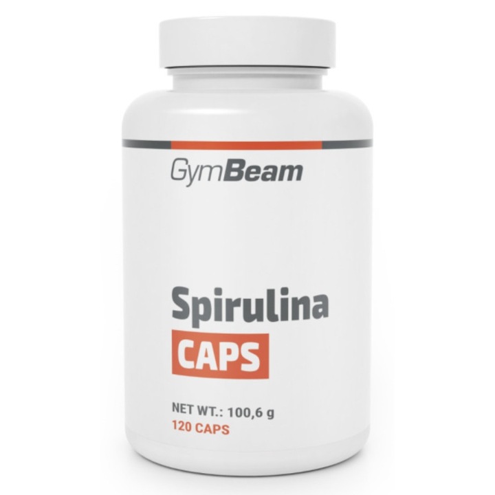 Supliment alimentar Spirulina 700 mg, GymBeam, capsule, 120 bucăți