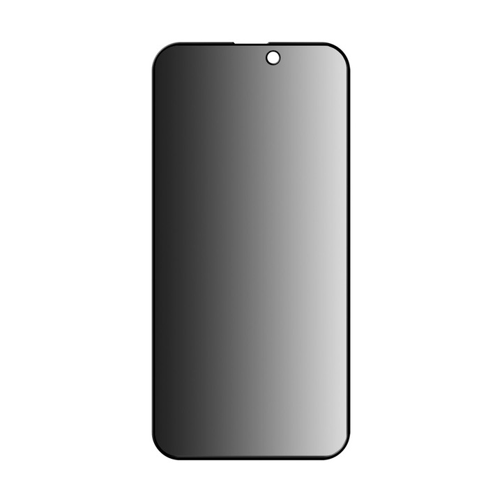 Фолио за iPhone 16 Pro Max - ANANK 2.5D Протектор за екран за поверителност - Черен