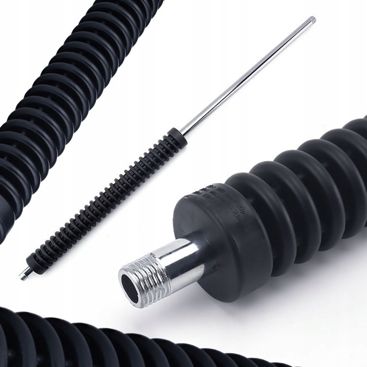 Lance prosta Rosfix 50cm, din otel inoxidabil, cu gwint 1/4" extern, pentru aparate de spalat cu presiune