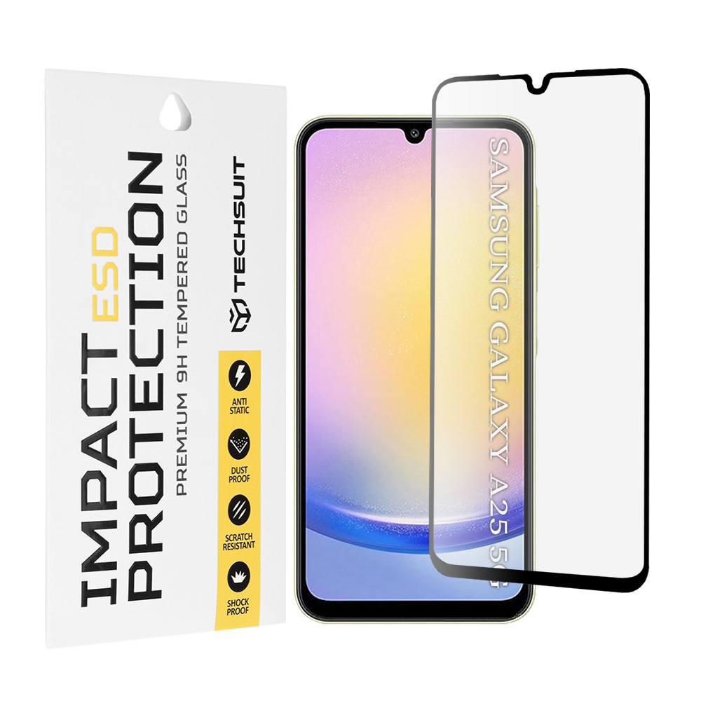 Folie pentru Samsung Galaxy A25 5G, ESD Glass, O9, Sticla securizata, Black