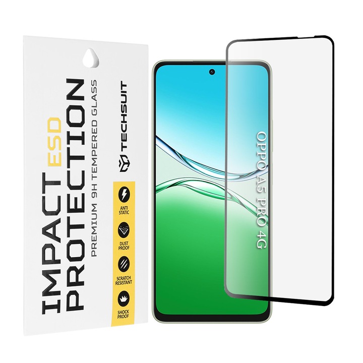Folie Protectie Compatibila cu Oppo A5 Pro 4G / A5 Pro 5G, Tim, Black
