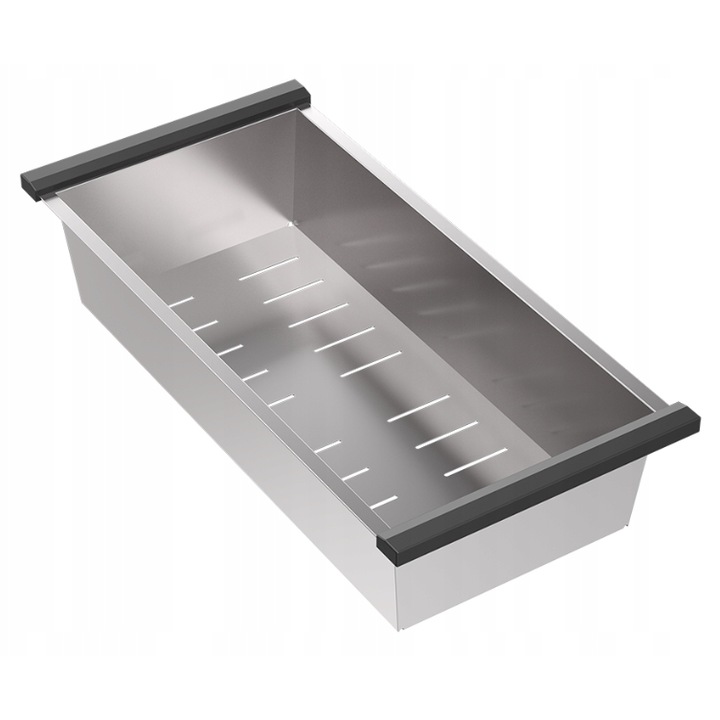 Insertie de scurgere Quadron pentru chiuveta de bucatarie, otel, 42, 5x20