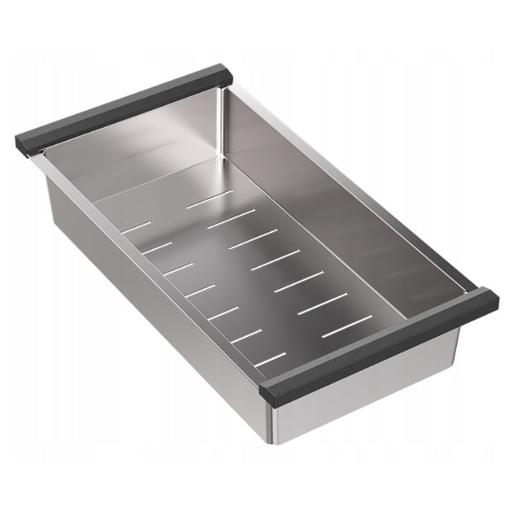 Cos de scurgere Quadron, otel, 38x20cm