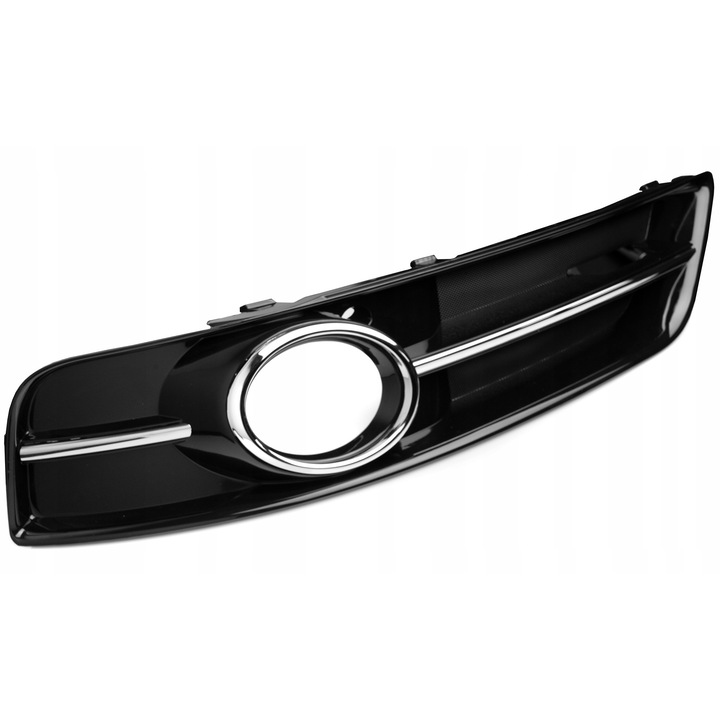 Halogén hűtőrács, Audi, A3 8P, OE szám 8P0807681Aa, Standard karosszéria S-Line nélkül, Szín króm / fekete, Új, Kiváló minőségű utángyártott alkatrész