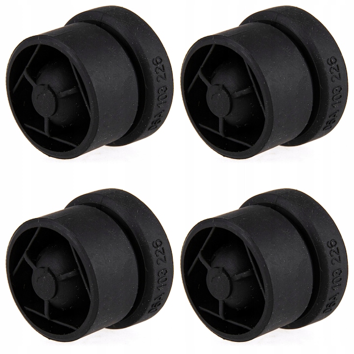 Set Suport Motor, Vw Audi Skoda, 06A103226, Amestec De Cauciuc Rezistent La Imbatranire Si Conditii Atmosferice, Inlocuitor Complet Nou, Asigura Stabilitatea Capacului Motorului, Montaj Fara Probleme