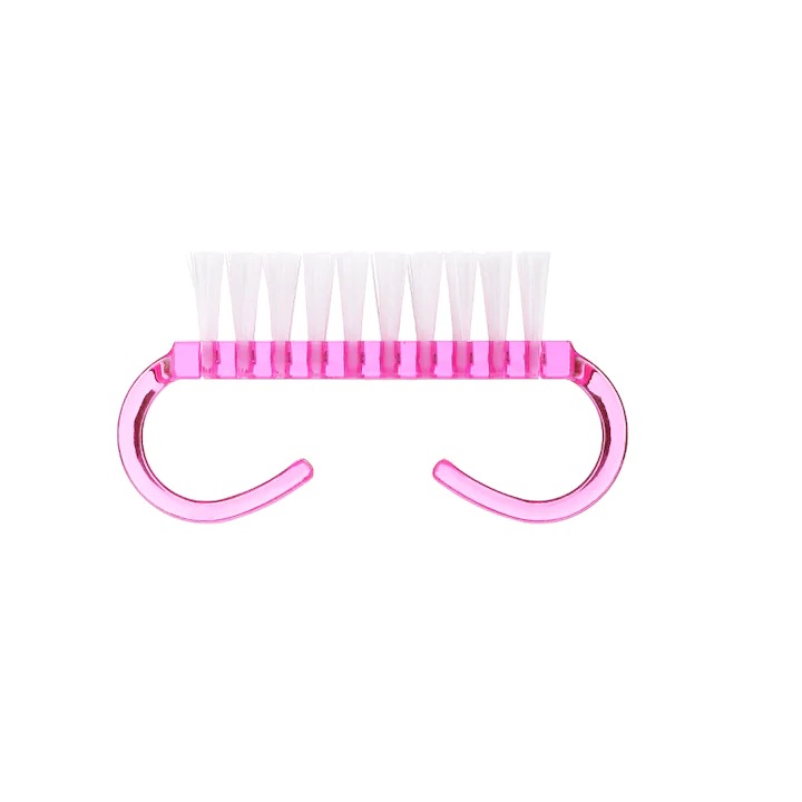 Egyszerű körömkefe, speciális szálakkal a megszáradt maradványok tisztításához