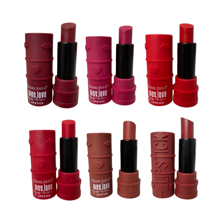 Set 24 Rujuri Solide Diferite Nuante 6 Culori