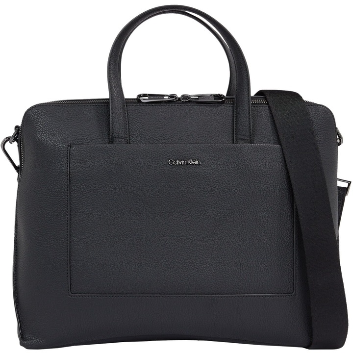 Ghiozdan pentru laptop Calvin Klein, negru, 16.54x16.38x4.25cm