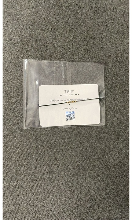 Bratara reglabila Cod Morse Zodia Taur